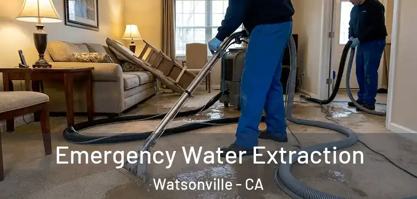 Emergency Water Extraction Watsonville - CA